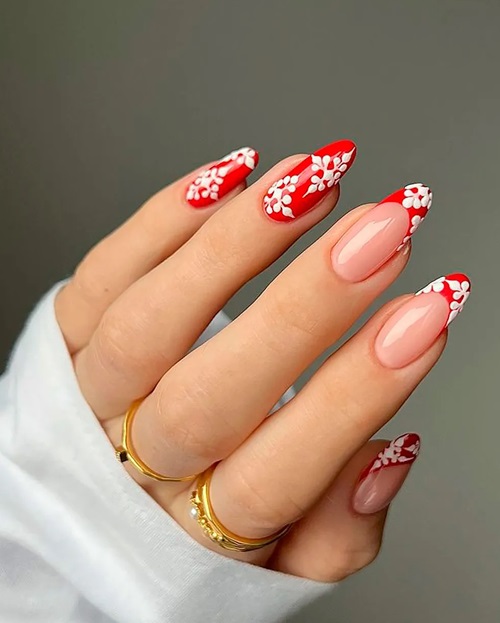Winter Nail Wedding Design