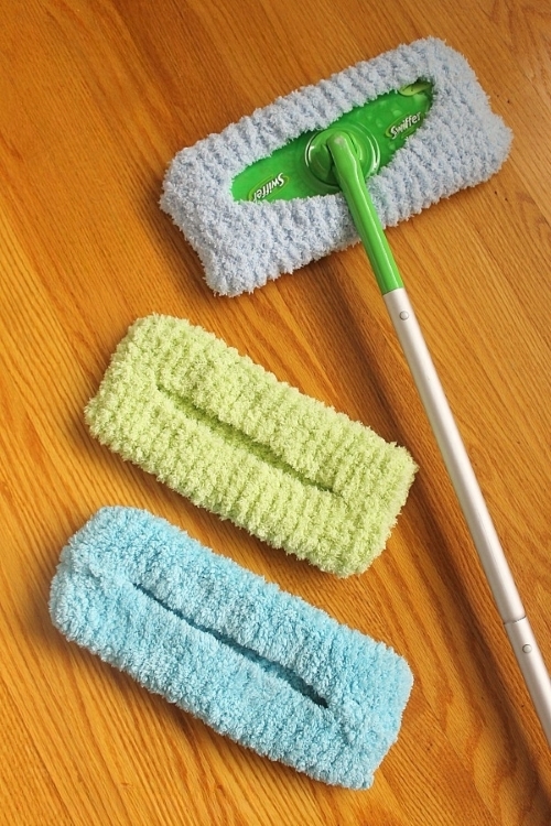7 Reusable Swiffer Cover Free Knitting Patterns ⋆ Bright Stuffs